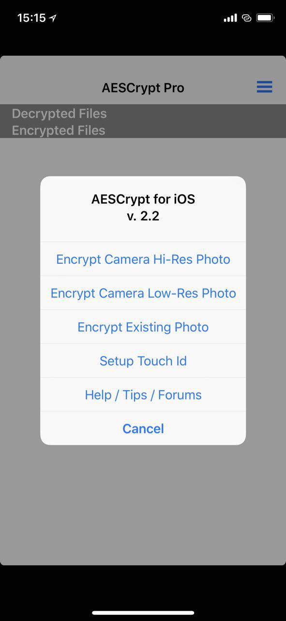 Aes crypt